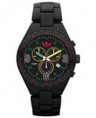Adidas Watch, Men's Chronograph Cambridge Black Plastic Bracelet 47mm ADH2629
